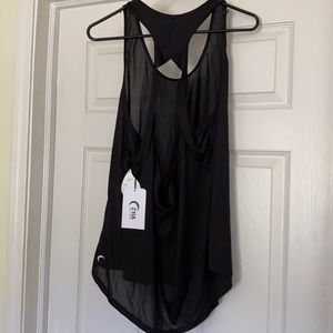 BNWT Black Vented Open Back Tank RC XXXL